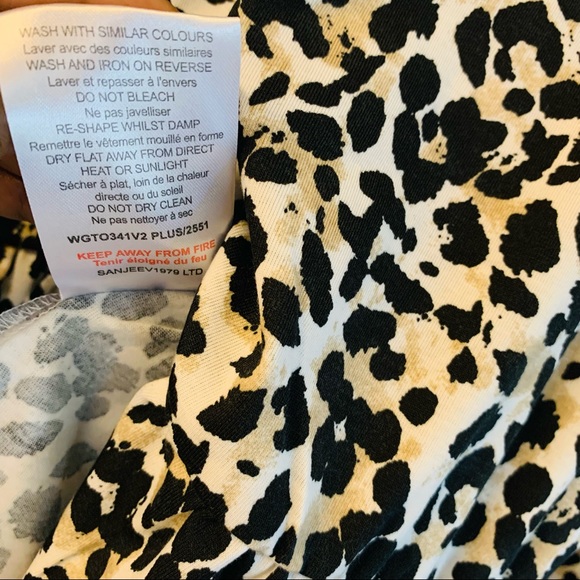 Leopard print long sleeves top - Picture 8 of 9